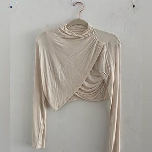 12th Tribe Long Sleeve Crop Top. New and never worn with tags!